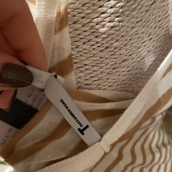 T By Alexander Wang Stripe Tank (2 Sizes) NWT - Picture 7 of 8
